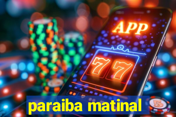 paraiba matinal